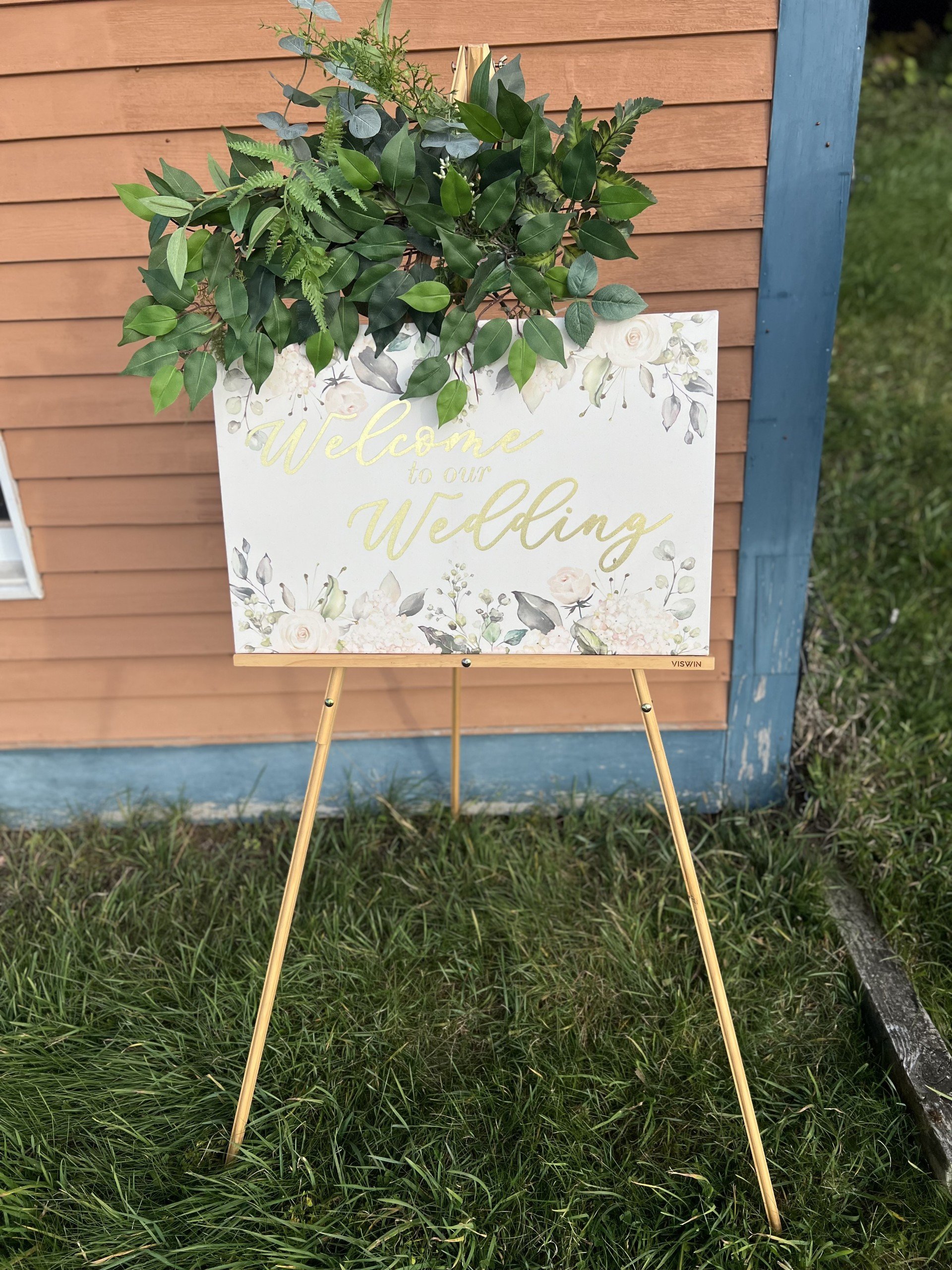 Canvas Welcome Sign