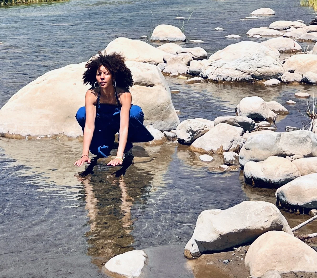 Kia Hasani- Wondrous Guide founder. River connection