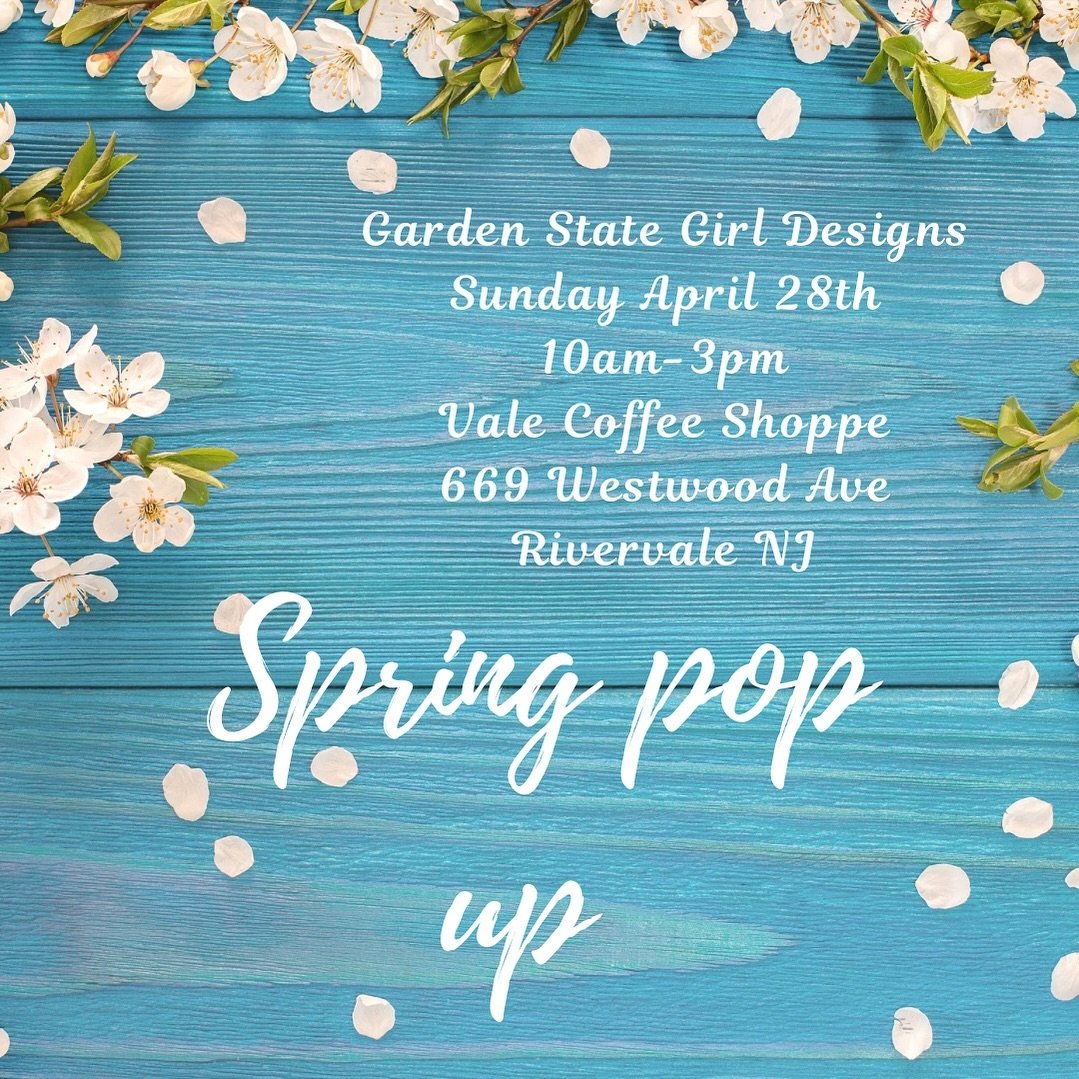 🌸Sunday Funday at @valecoffeeshoppe 

🌷Weather looks to be perfect for a Spring pop up at Vale Coffee Shoppe Sunday from 10am-3pm.