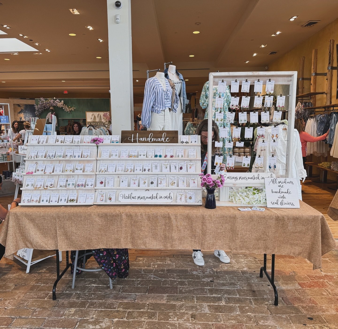 Thank you to everyone who came out and supported my pop-up at @anthropologie today, I sold out of every thing I made this week. Unbelievable! Thank you! Thank you!