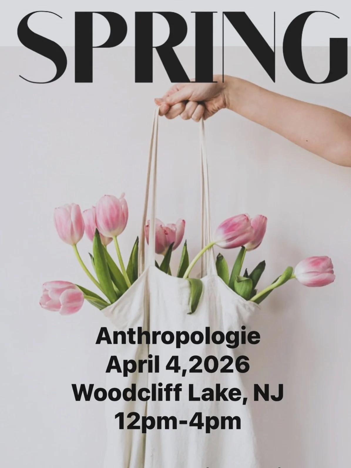 I only have one show in the area for the next couple of months, my other two shows will be in Summit and Cranford this Spring. I&rsquo;d love to see you all April 4th at Anthropologie in Woodcliff Lake, New Jersey from 12-4. Elevate your Spring wardr
