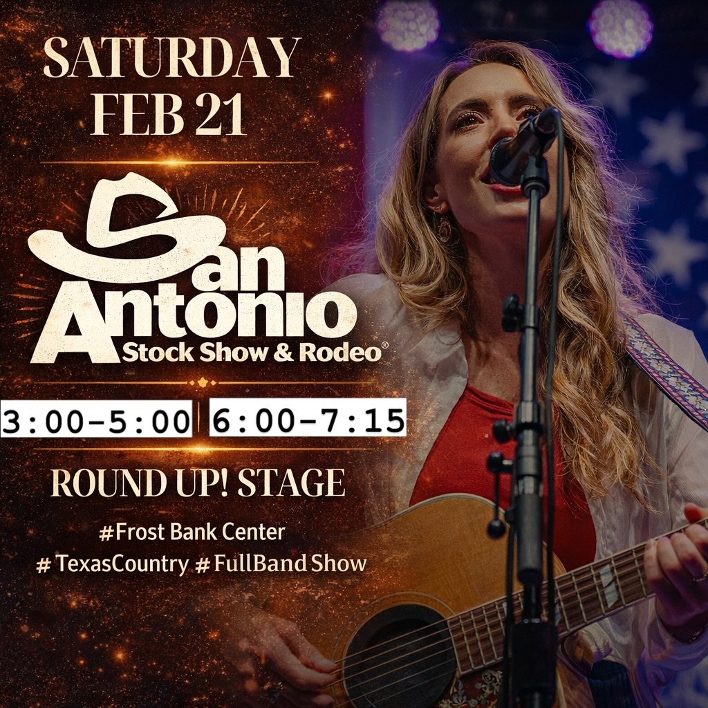 FULL BAND playing for YOU at the San Antonio Rodeo This Saturday !!! 

Bring your friends, kids, and energy because it&rsquo;s going to be a great time 🙌🏼 

#letsrodeosanantonio #livemusic