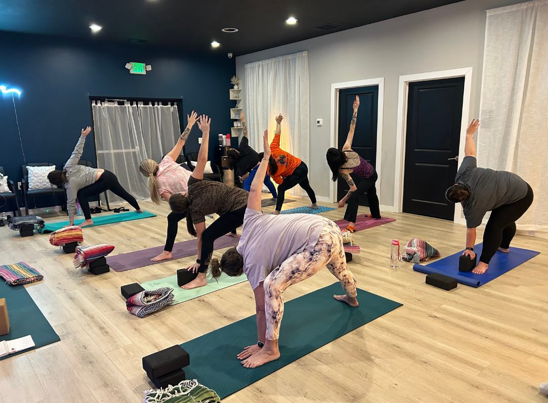 beginner yoga at waves of change studio franklinville