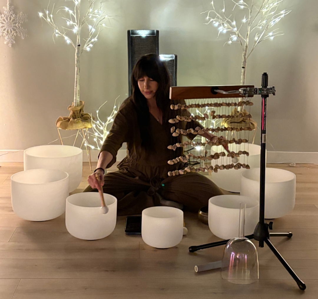 Yoga nidra and sound bowl healing at waves of change