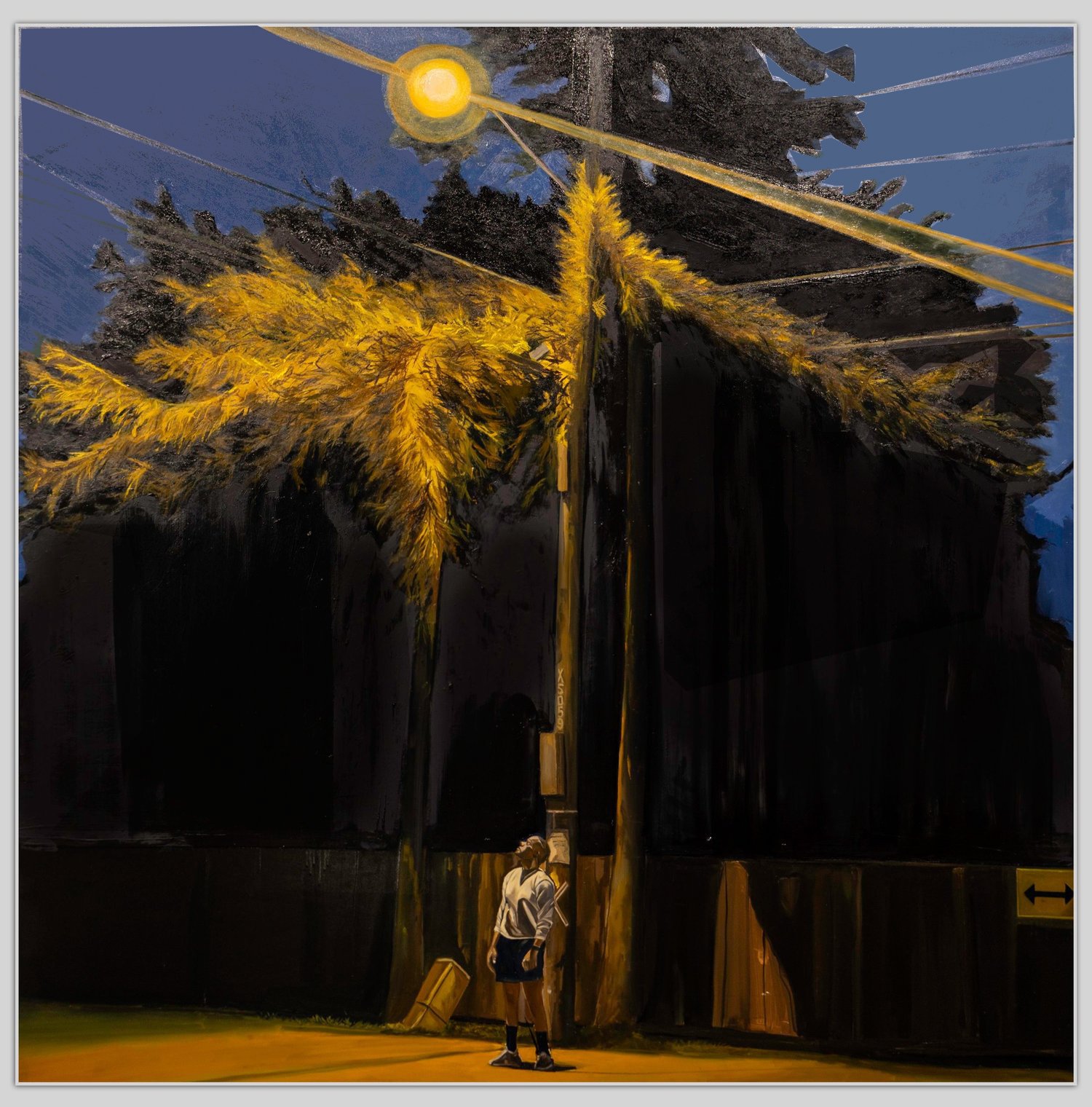 lost in place, 48X48, oil on panel