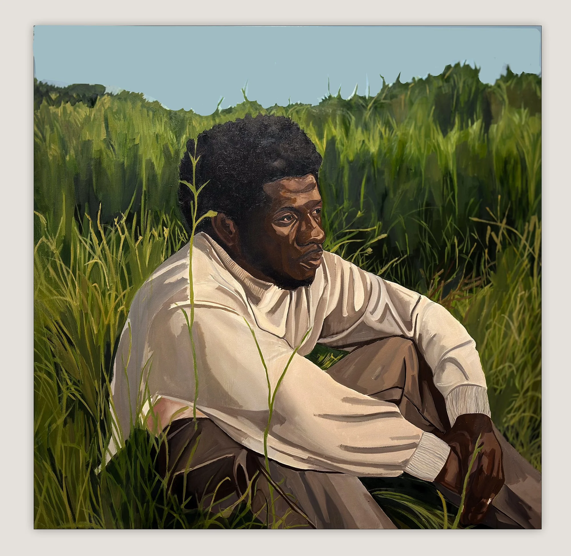 some place called nowhere - 48X48 - oil on canvas