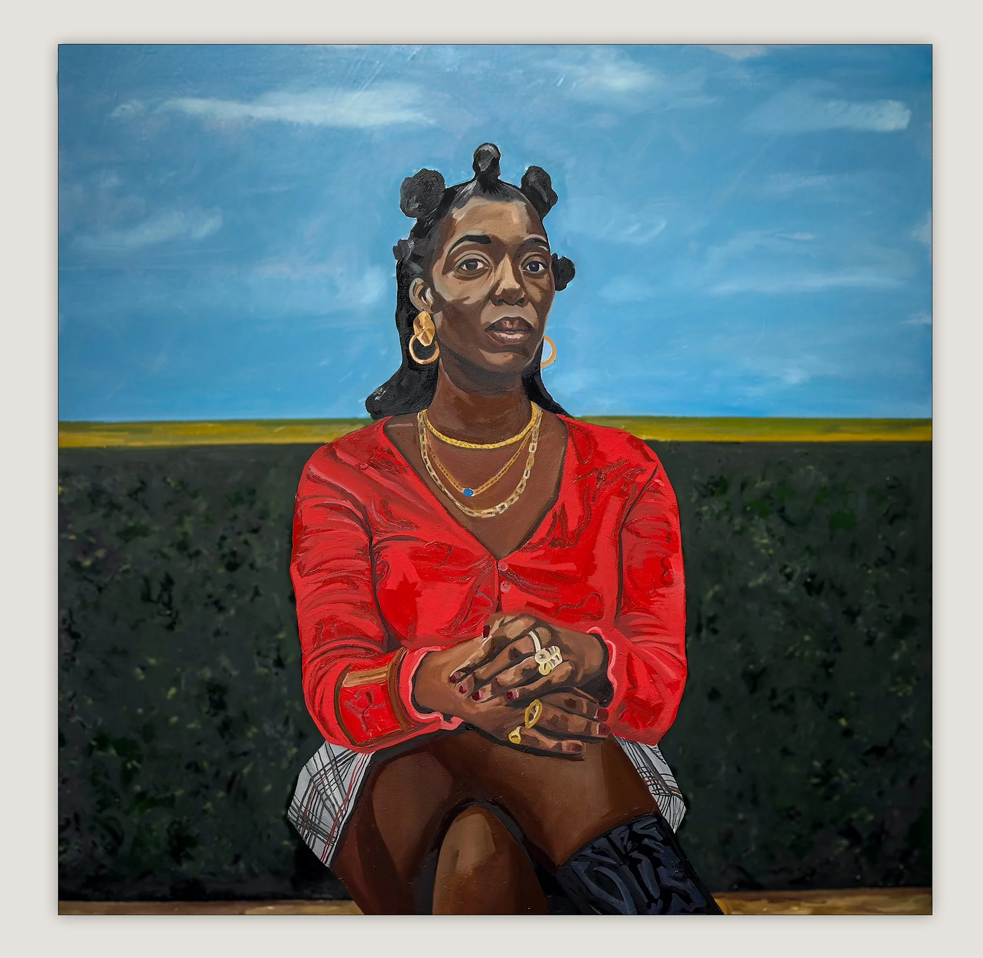 it's something called peace - 48X48 - oil on canvas