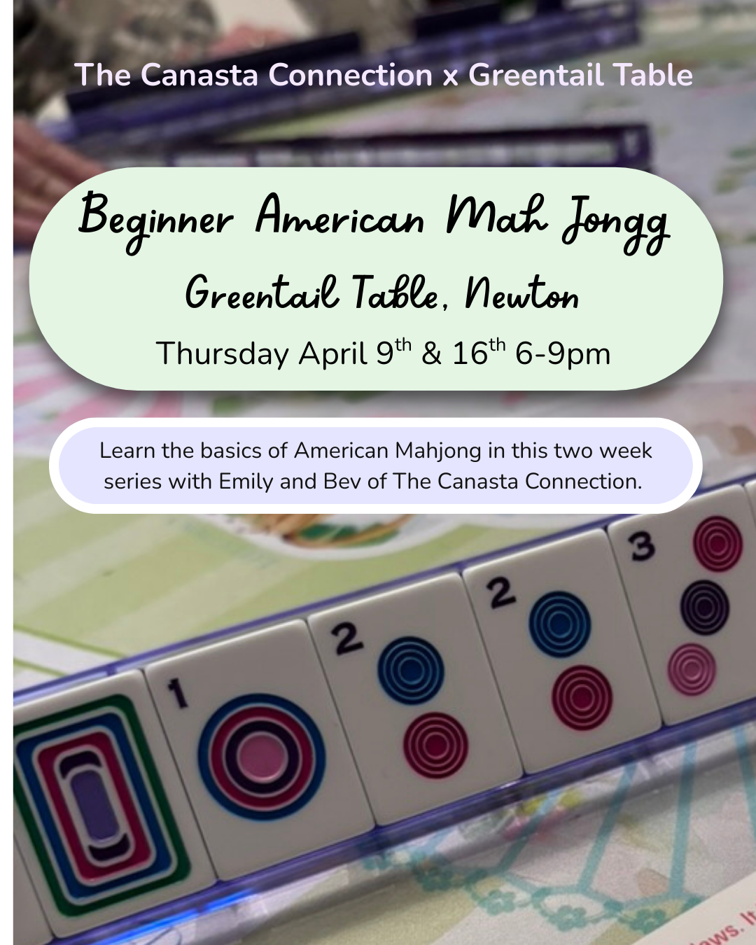 Beginner Mahjong at Greentail Table 