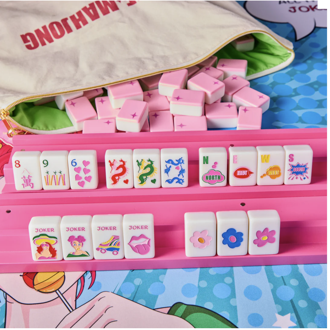 Goldie Lox Menschie Mahjong Tiles