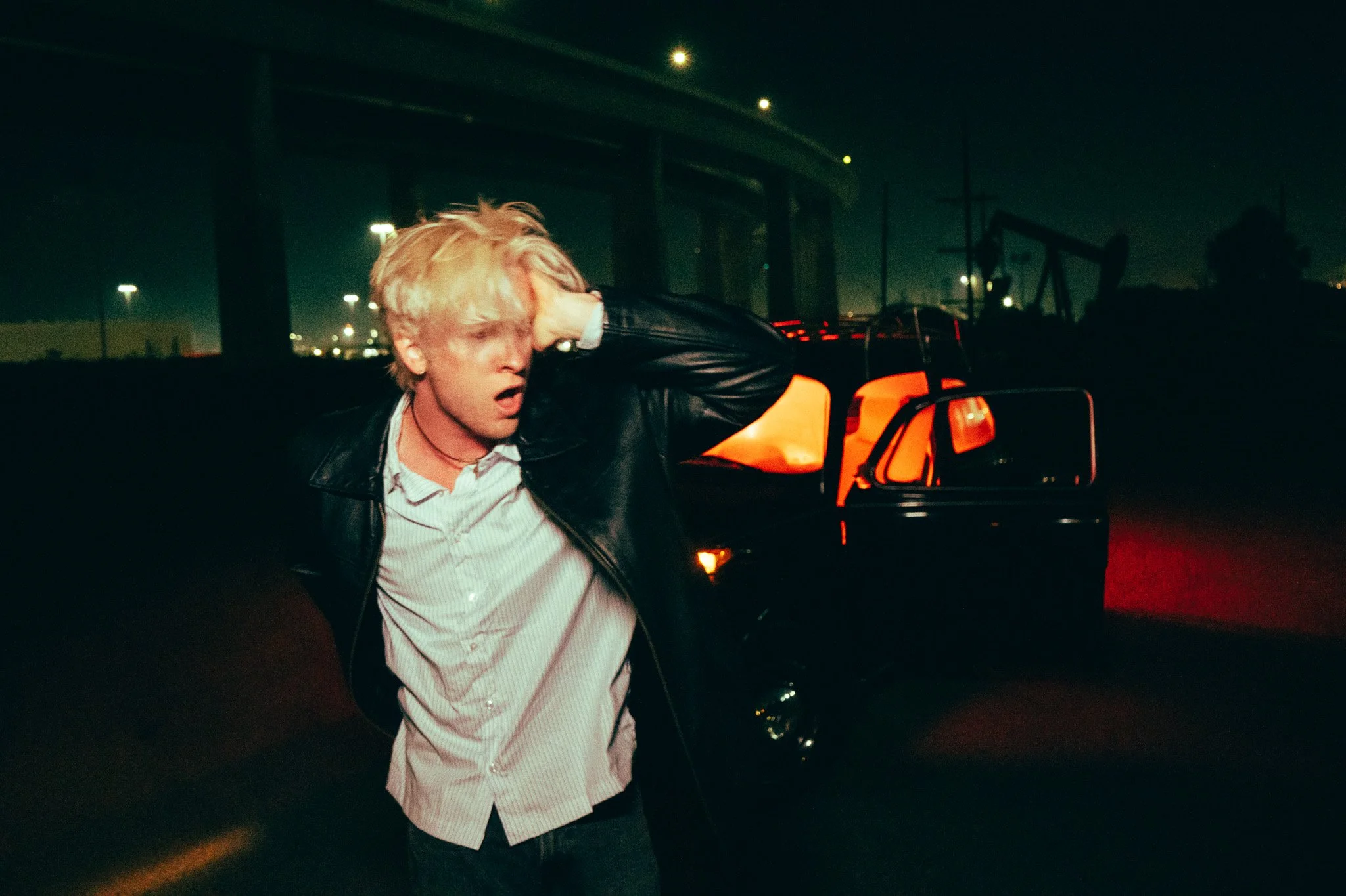 Ethan Salter cover art photo shoot