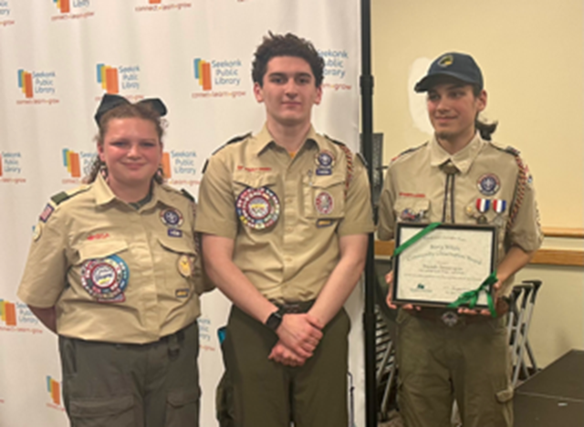 Seekonk Scouts Honored for Conservation Efforts