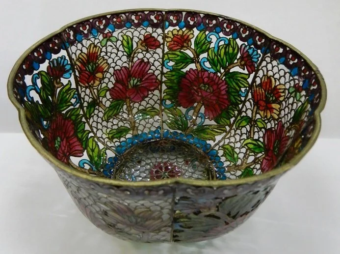 Plique a jour dish with peonies . Chinese -Russian.jpg