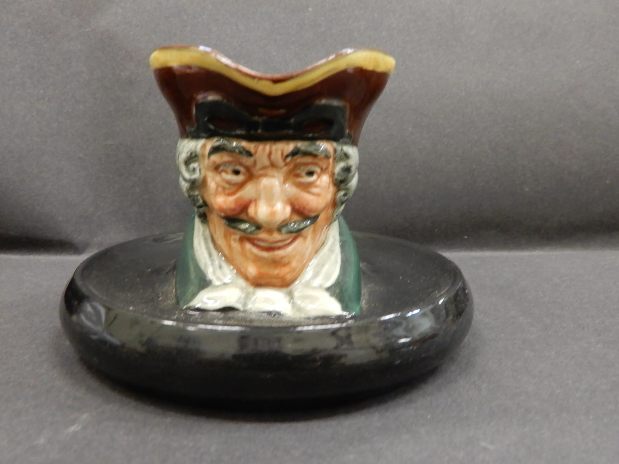 Royal Doulton Toby Jug Ashtray  Dick Turpin