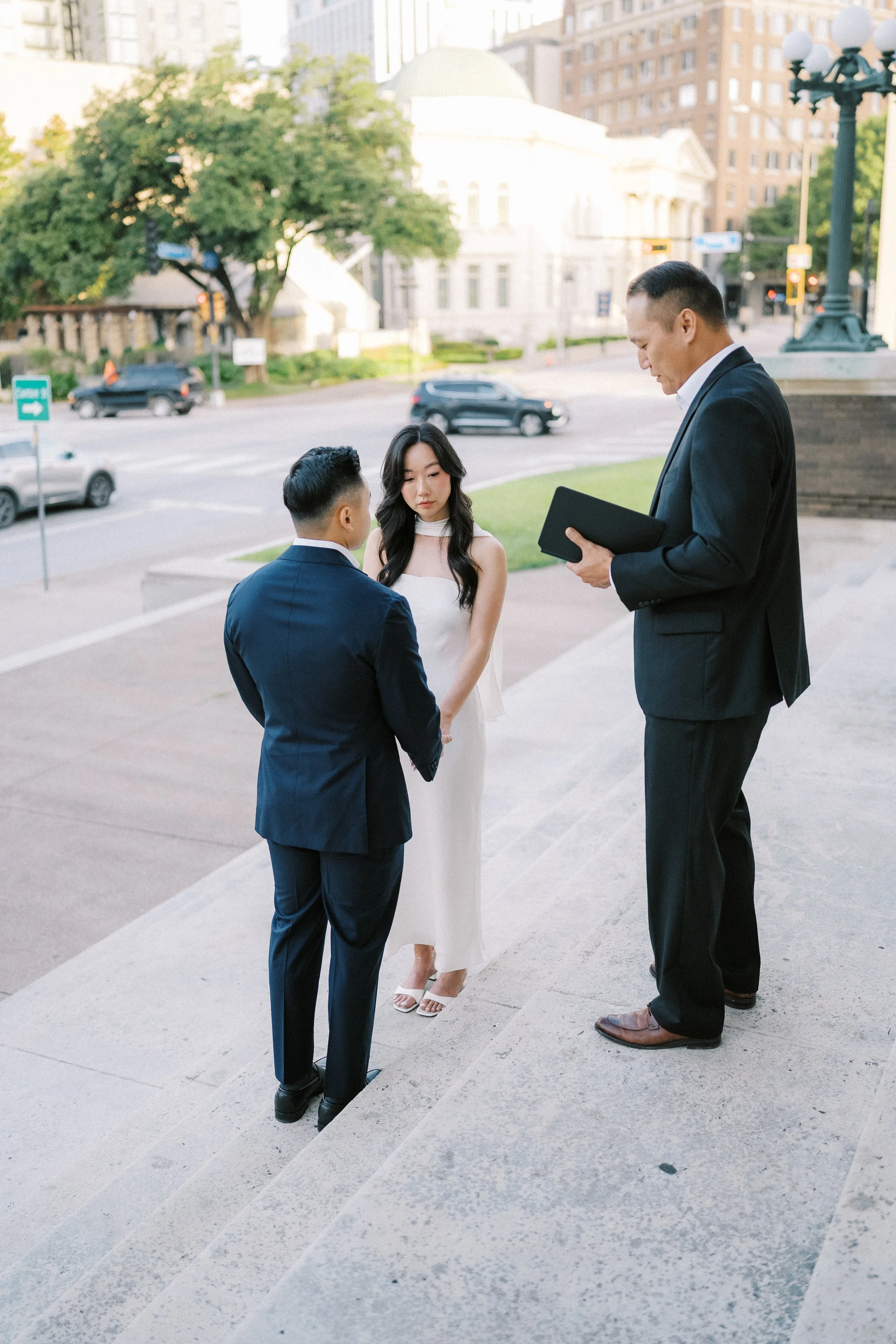 Downtown Dallas Engagement Intimate Modern Vintage Engagement Photography Ceremony-6.jpg