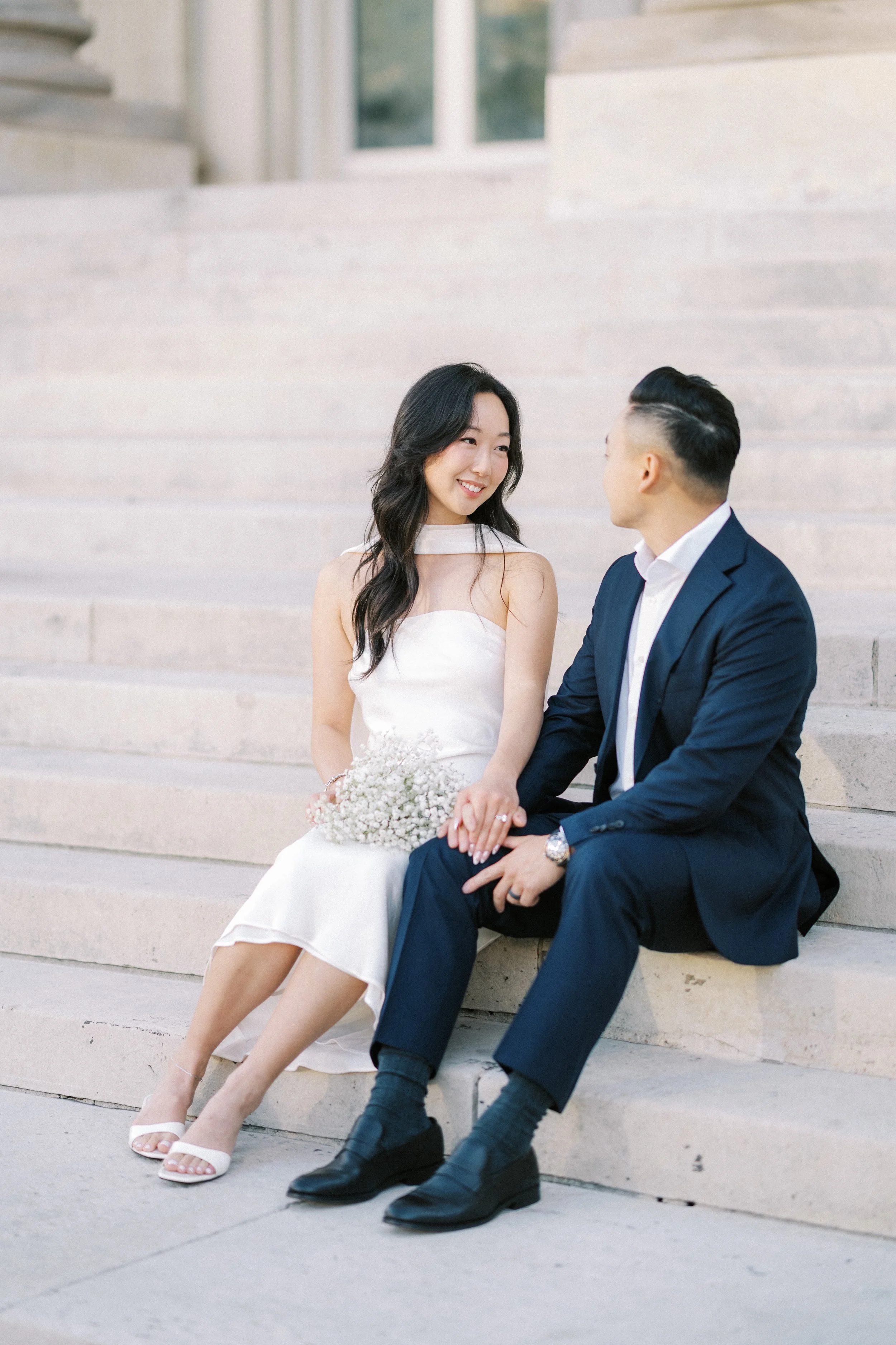 Downtown Dallas Engagement Intimate Modern Vintage Engagement Photography Ceremony-13.jpg