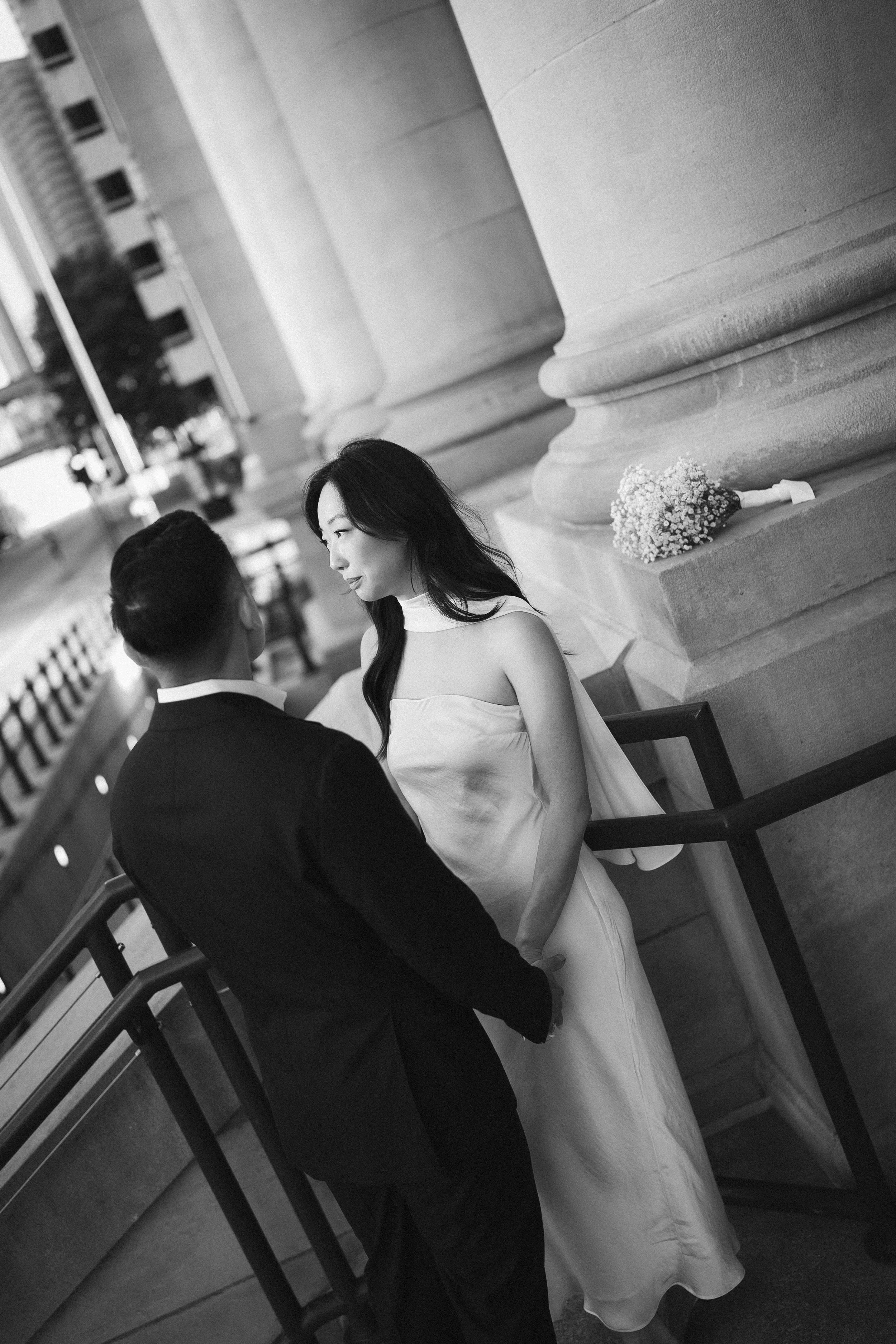 Downtown Dallas Engagement Intimate Modern Vintage Engagement Photography Ceremony-20.jpg