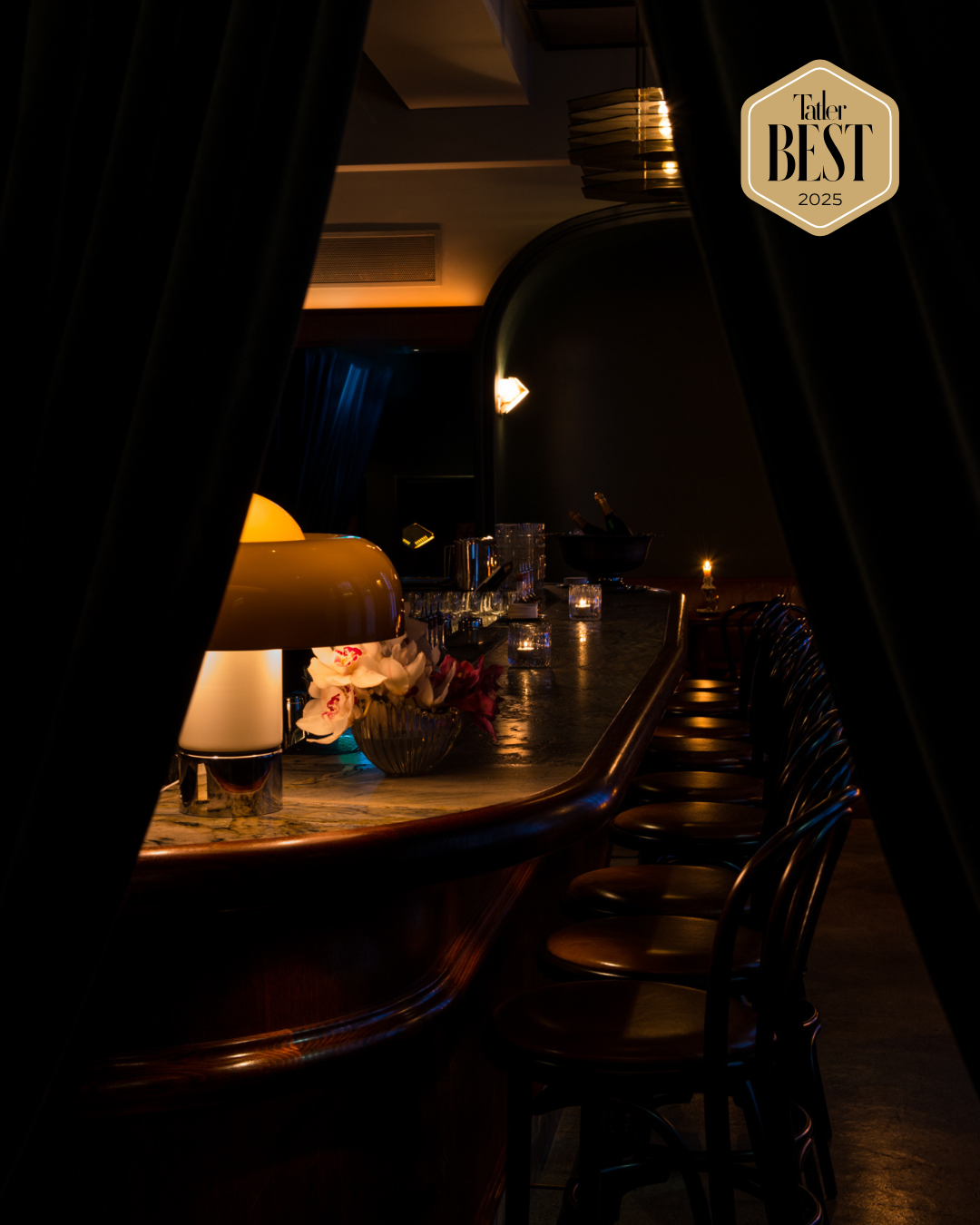2025 TATLER BEST 100 BARS OF ASIA PACIFIC — Apollo Inn