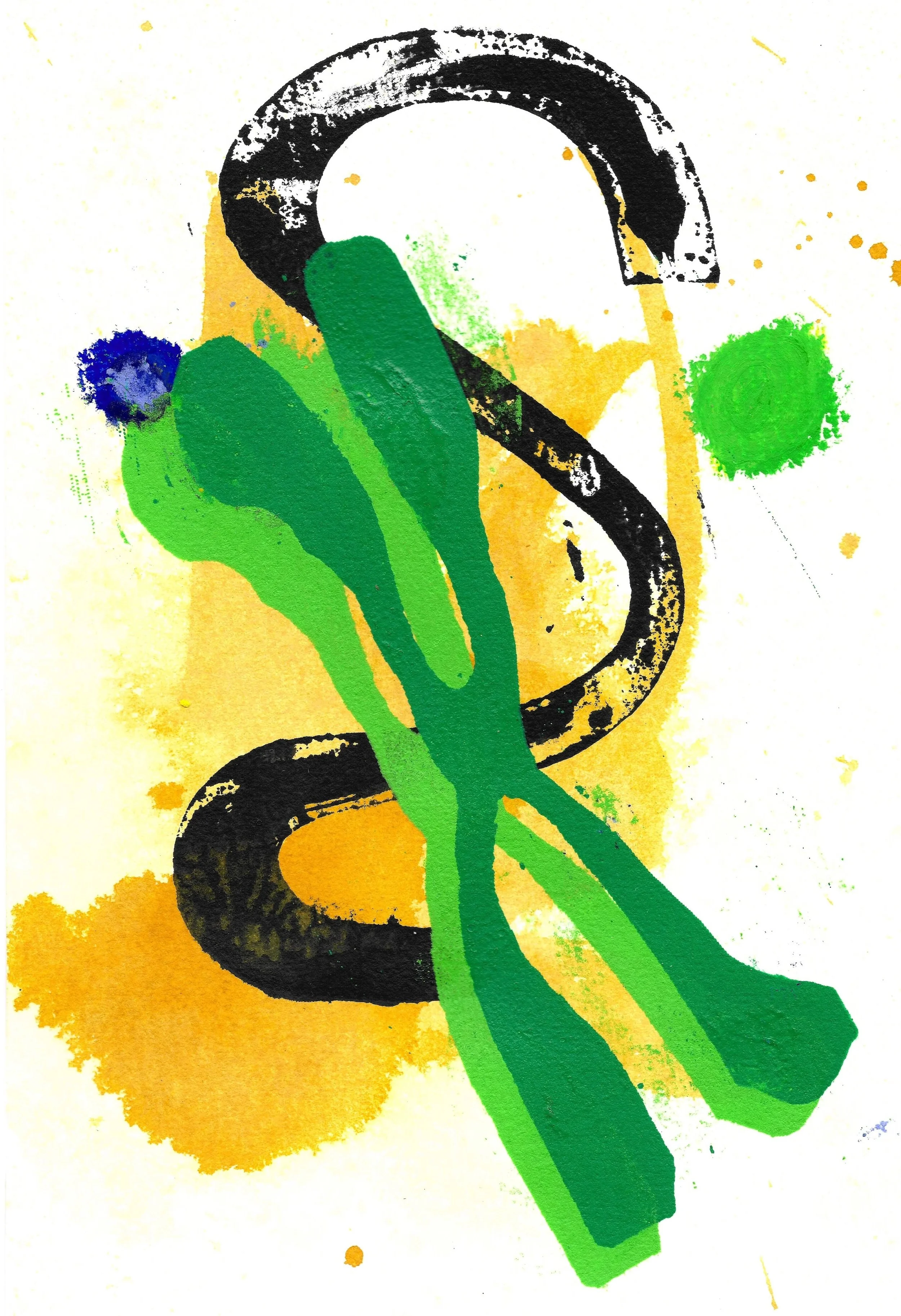 Abberation VIII
Mixed Media on Paper
9"X6"
2025