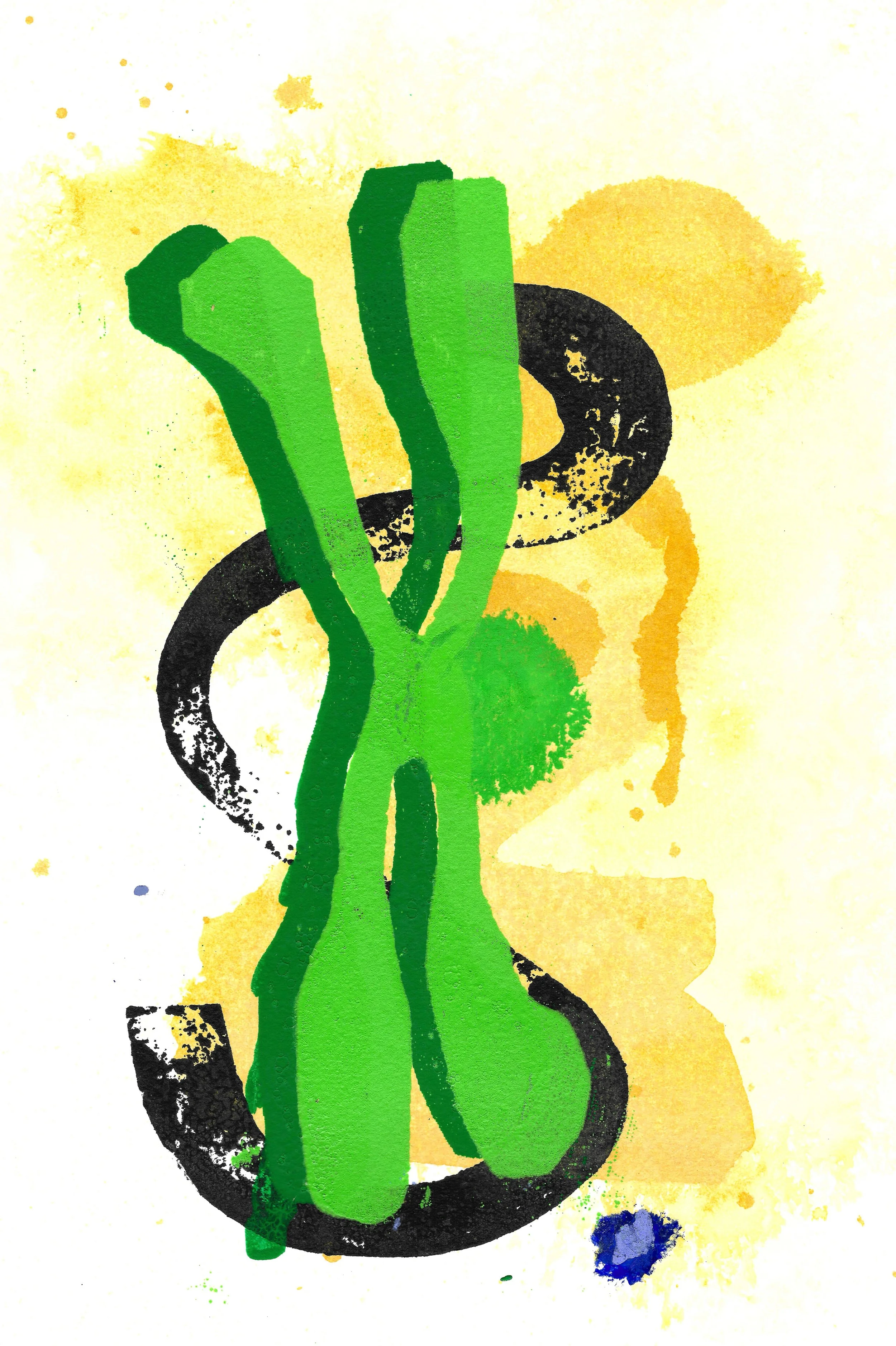 Abberation V
Mixed media on Paper
9"X6"
2025