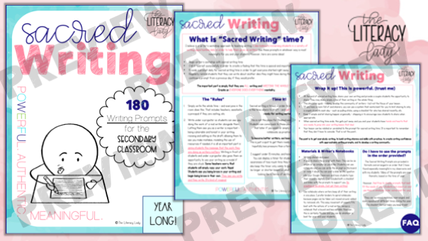 writing prompts for middle school