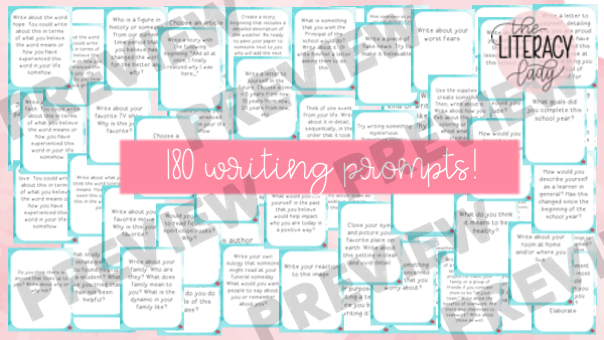 writing prompts for high school