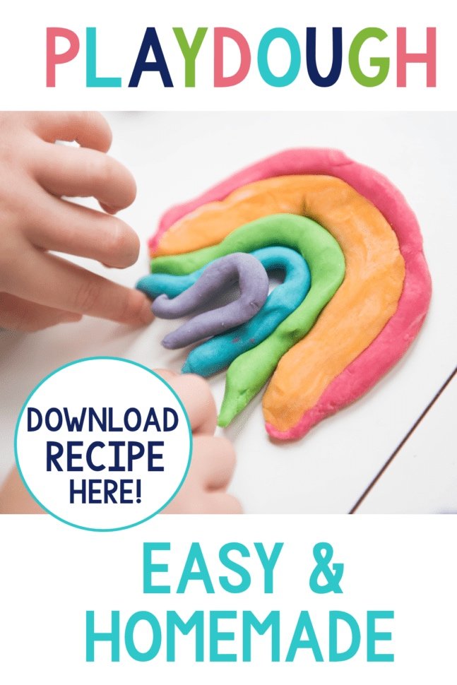 Easy Homemade Play Dough Recipe — The Literacy Lady