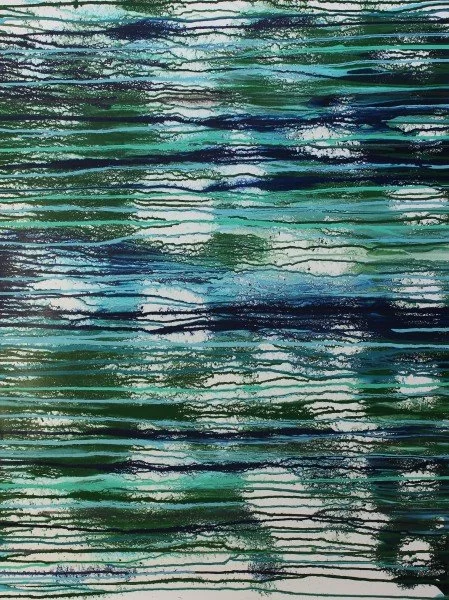 Tender, Acrylic Paint on Yupo Paper 100 x 75 cm