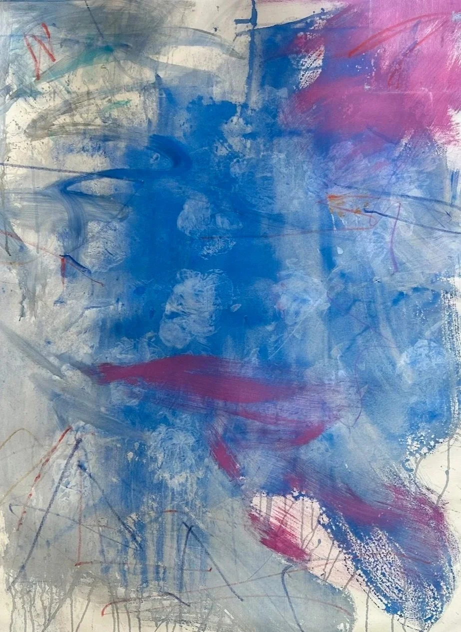 Blueberry: 2024, Acrlic on canvas, 76 cm x 102 cm x 3cm