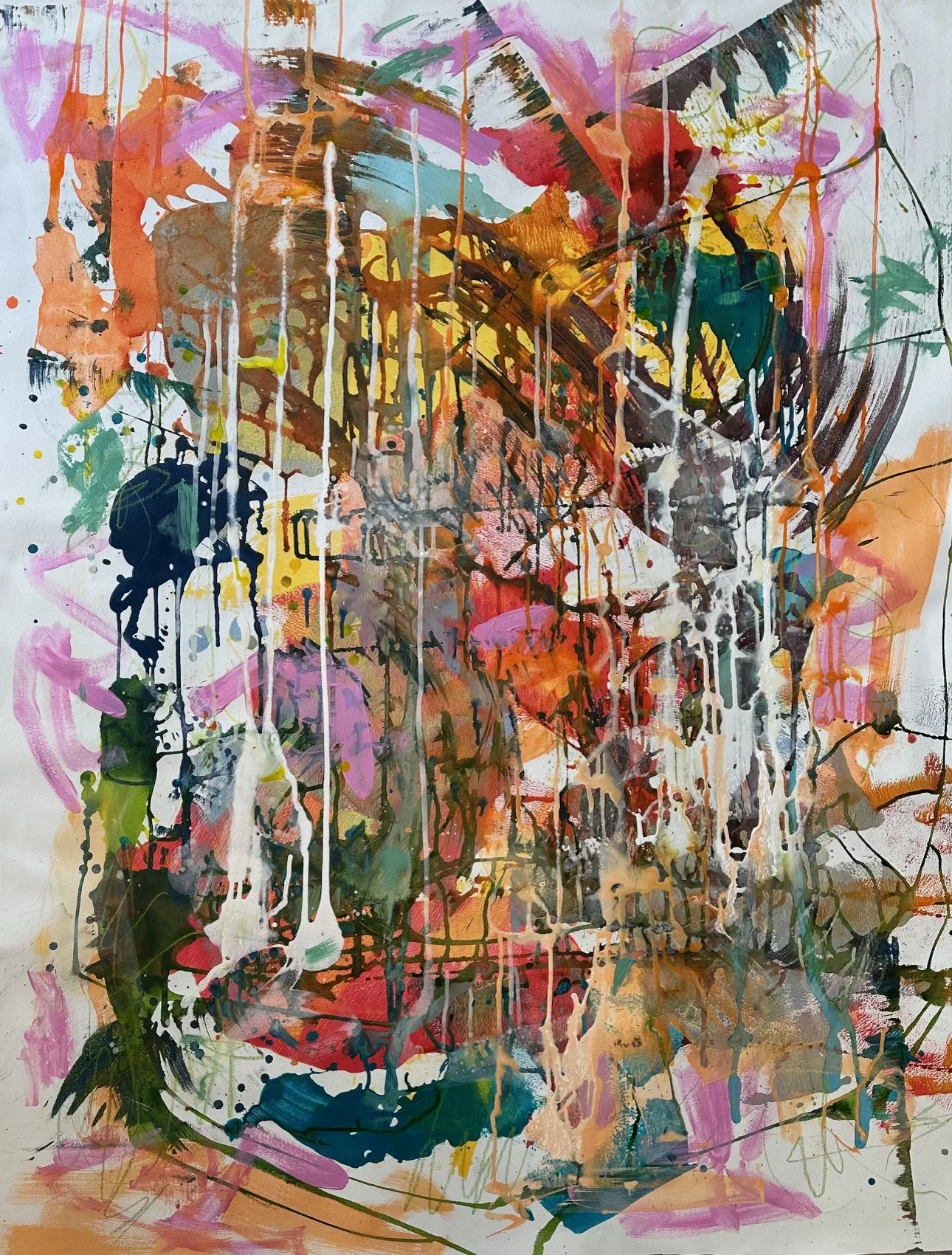 2025, 140 x 106 cm, Mixed Media on Canvas