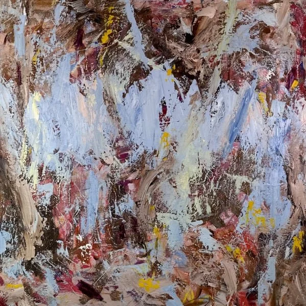 Evenings in May Part  2: 2023, Oil on Canvas, 100 cm x 100 cm x 4 cm