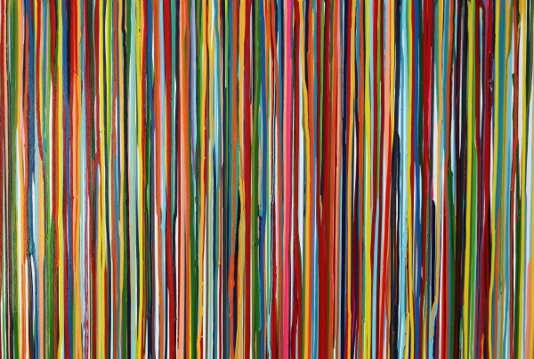 Motley as always,  Acrylic Paint on Yupo Paper 55 x 80 cm