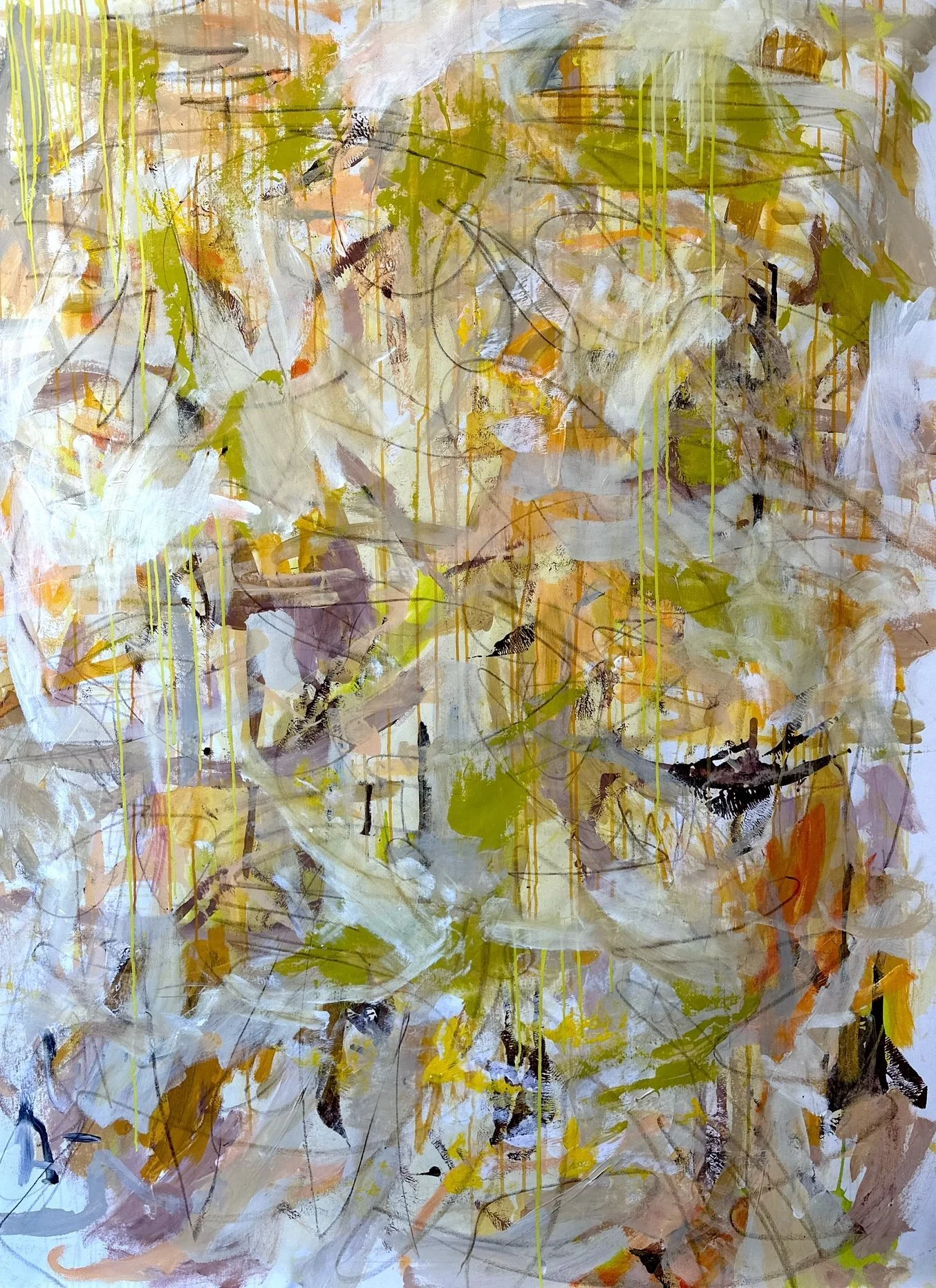 Yellow 2, Acrylic on Canvas