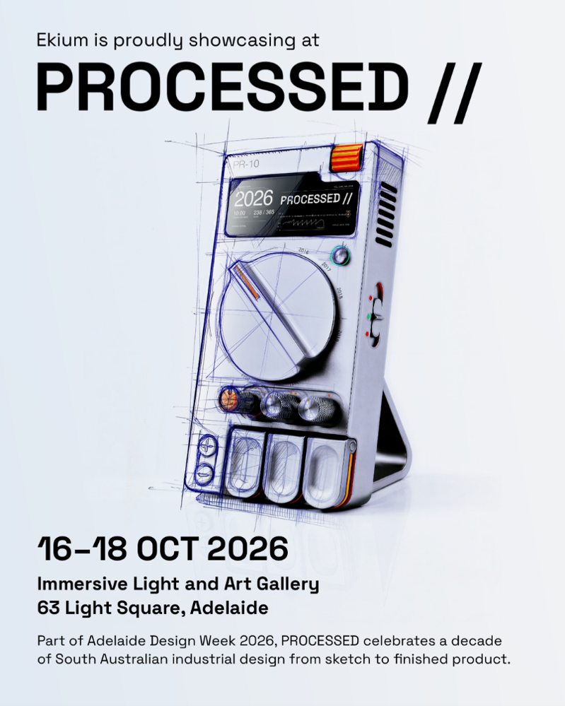 From Sketch to Shelf: Ekium at PROCESSED // Adelaide Design Week