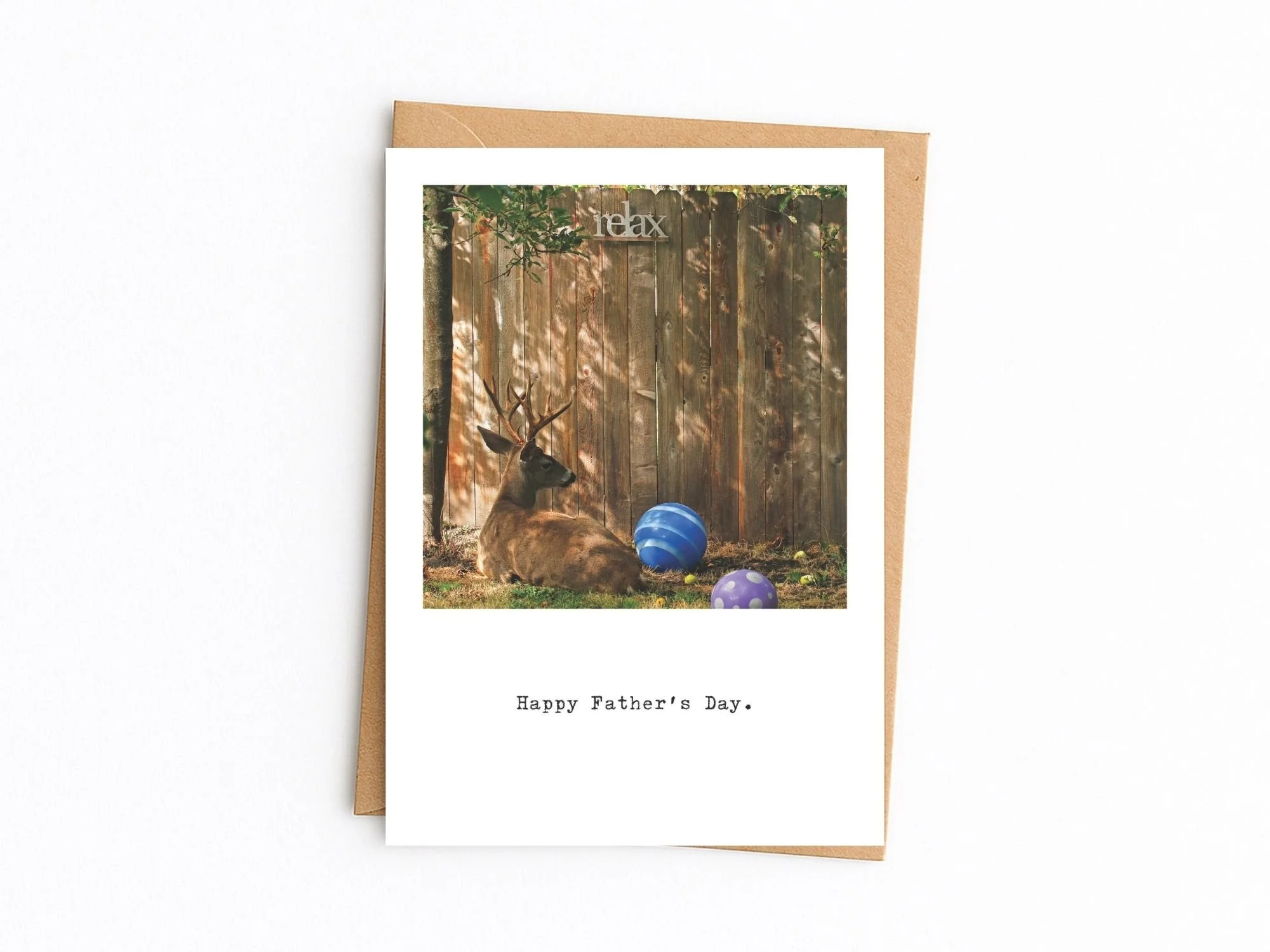 Hapy Father's Day with a buck