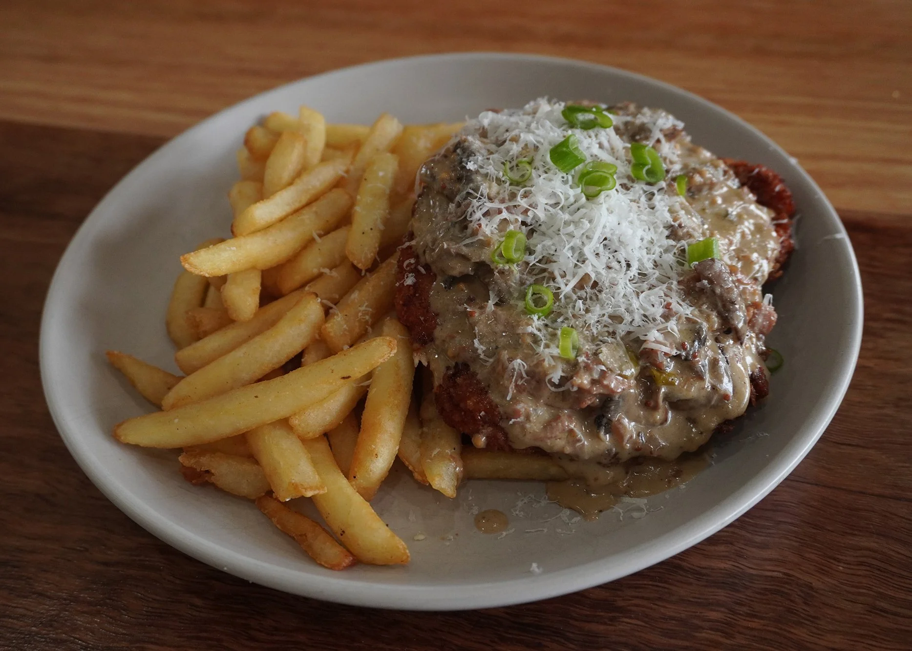  Boscaiola Chicken Schnitzel 