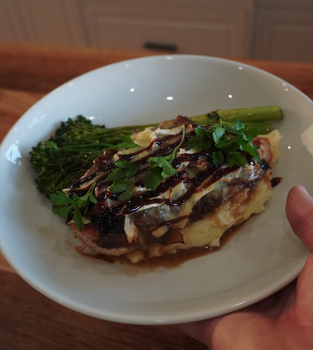 Chicken with Caramelised Onion &amp; Brie