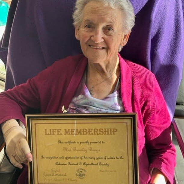 BEV BUNGE - CPAAS LIFE MEMBER 

Bev has been bestowed the honour of becoming a CPAAS Life Member. Bev contributed as a Cookery Steward and as the President of the Ladies Auxiliary for many years. Thank you to Bev for her countless years of hard work 