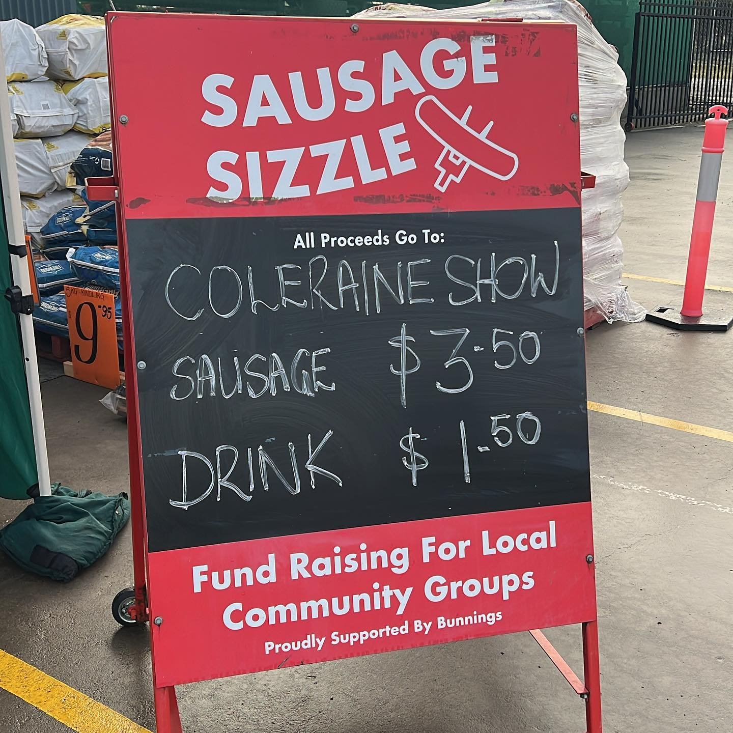 Get your Bunnings Snags! The Coleraine P&amp;A Society are running a Community BBQ at Hamilton Bunnings today from 8 til 3.30.