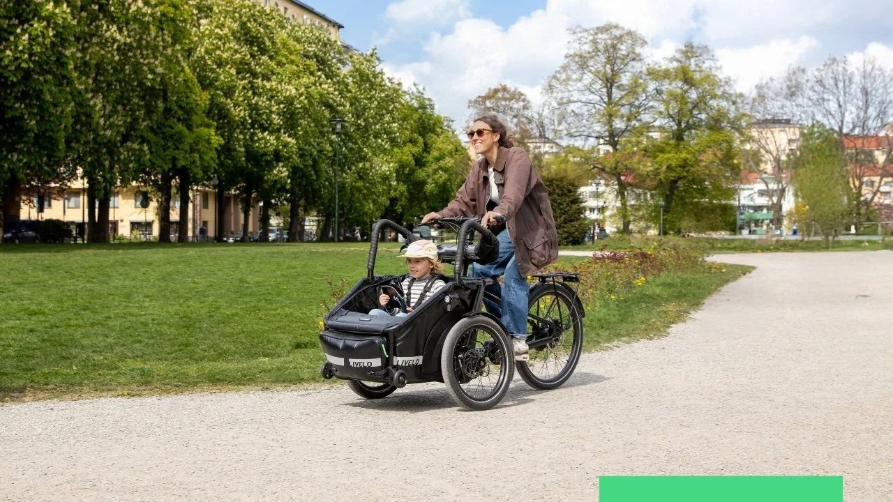 En familjecykel för alla tillfällen, från förskola till fritid