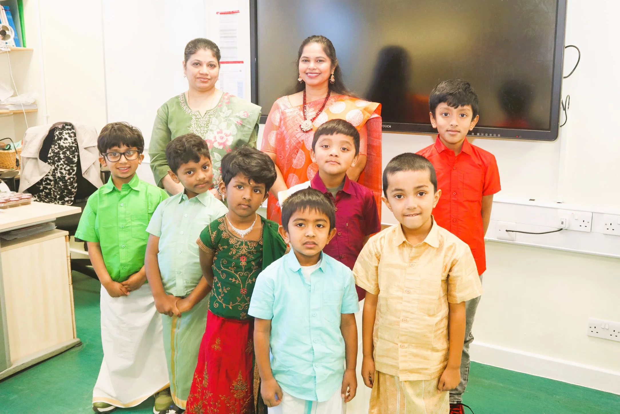 Reception students in Tamil Classes for Tamil Community in Bexleyheath