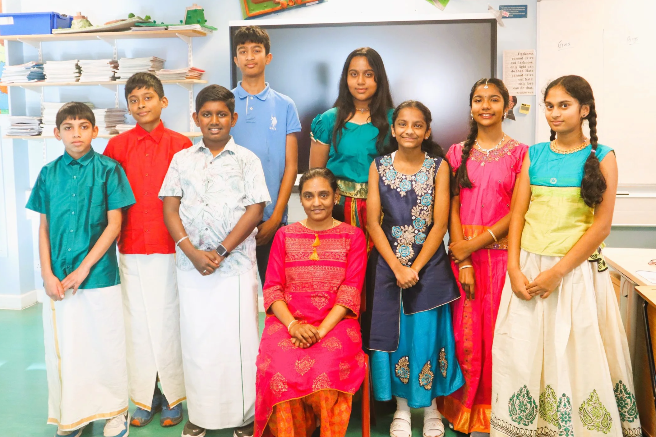 year 5 tamil students in Bexleyheath