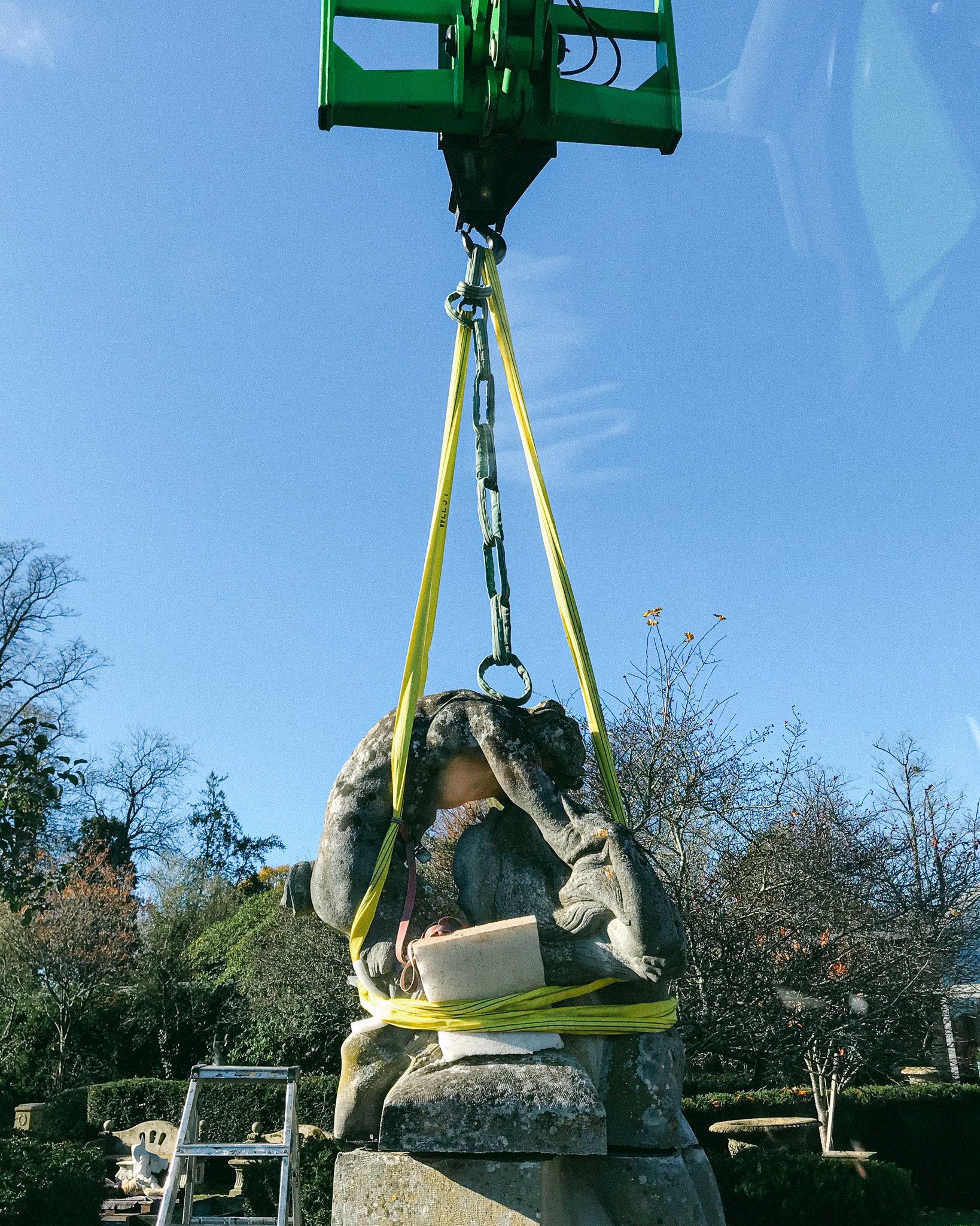 Specialist sculpture installation — C.P. Duck Haulage fine art and public art specialists 17.jpg