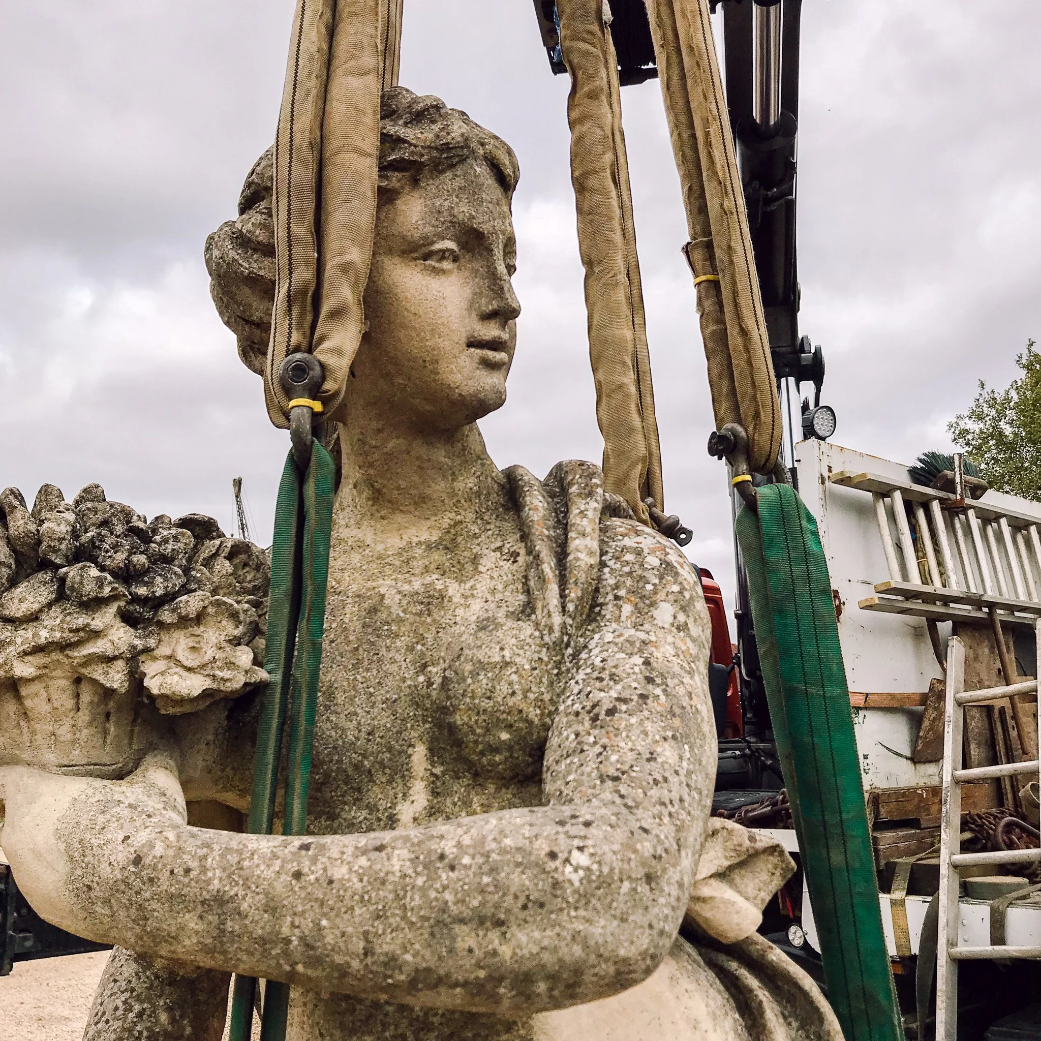 Specialist sculpture installation — C.P. Duck Haulage fine art and public art specialists 22.jpg