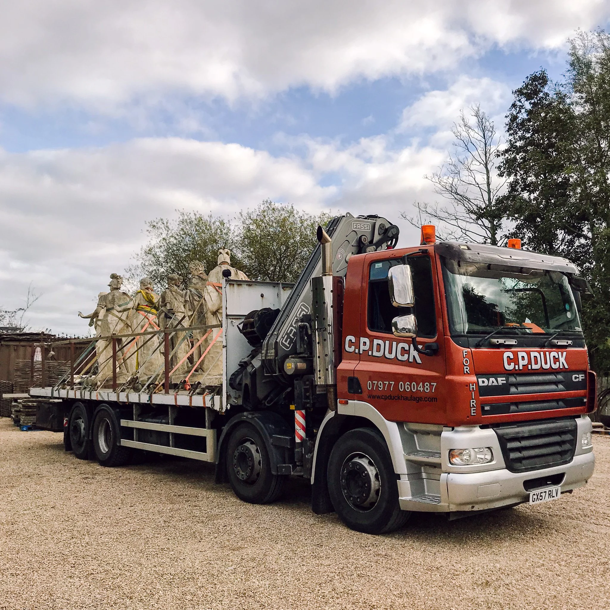 Specialist sculpture installation — C.P. Duck Haulage fine art and public art specialists 24.jpg