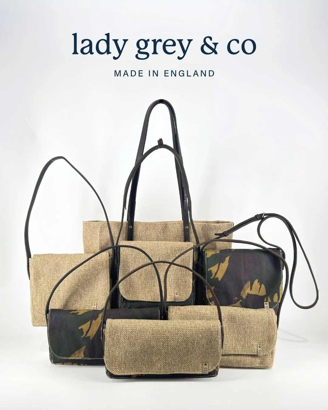 ✨ Introducing our new Camo &amp; Sand Collection, now available online! ✨

Featuring the iconic Polisiosa tote, Bettiana and Tobiana shoulder bags, Picasso crossbody, and our Papilito card pouch - all reimagined in this versatile colourway/material f