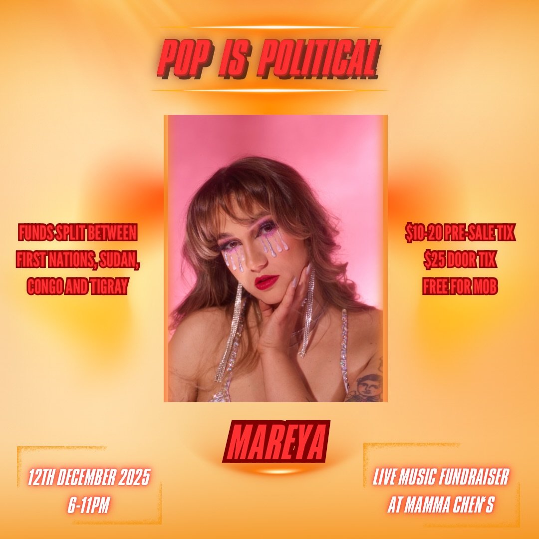 ‼️ POP IS POLITICAL PERFORMER ANNOUNCEMENT ‼️ TIX SELLING FAST, GRAB URS VIA @thisislionofficial &lsquo;s BIO 🔗

@mareyamusic will be gracing the stage tomorrow night with some killer pop tunes! One of the incredible acts for POP IS POLITICAL this F