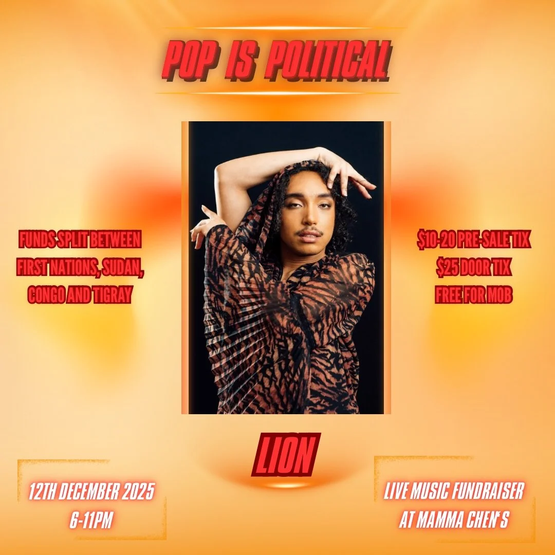 ‼️ POP IS POLITICAL PERFORMER ANNOUNCEMENT ‼️ TIX SELLING FAST, GRAB URS VIA MY BIO 🔗

I&rsquo;m beyond excited to strut my stuff on stage tomorrow night for such important causes! POP IS POLITICAL TOMORROW 6-11pm at @mammachens ❤️&zwj;🔥

LION is a