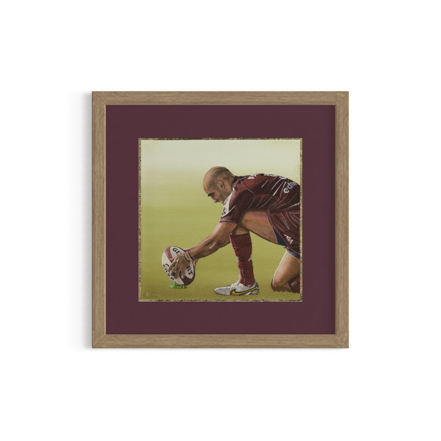 Maxime Lucu UBB Rugby Watercolour Portrait Isabelle Brenig Art.jpeg