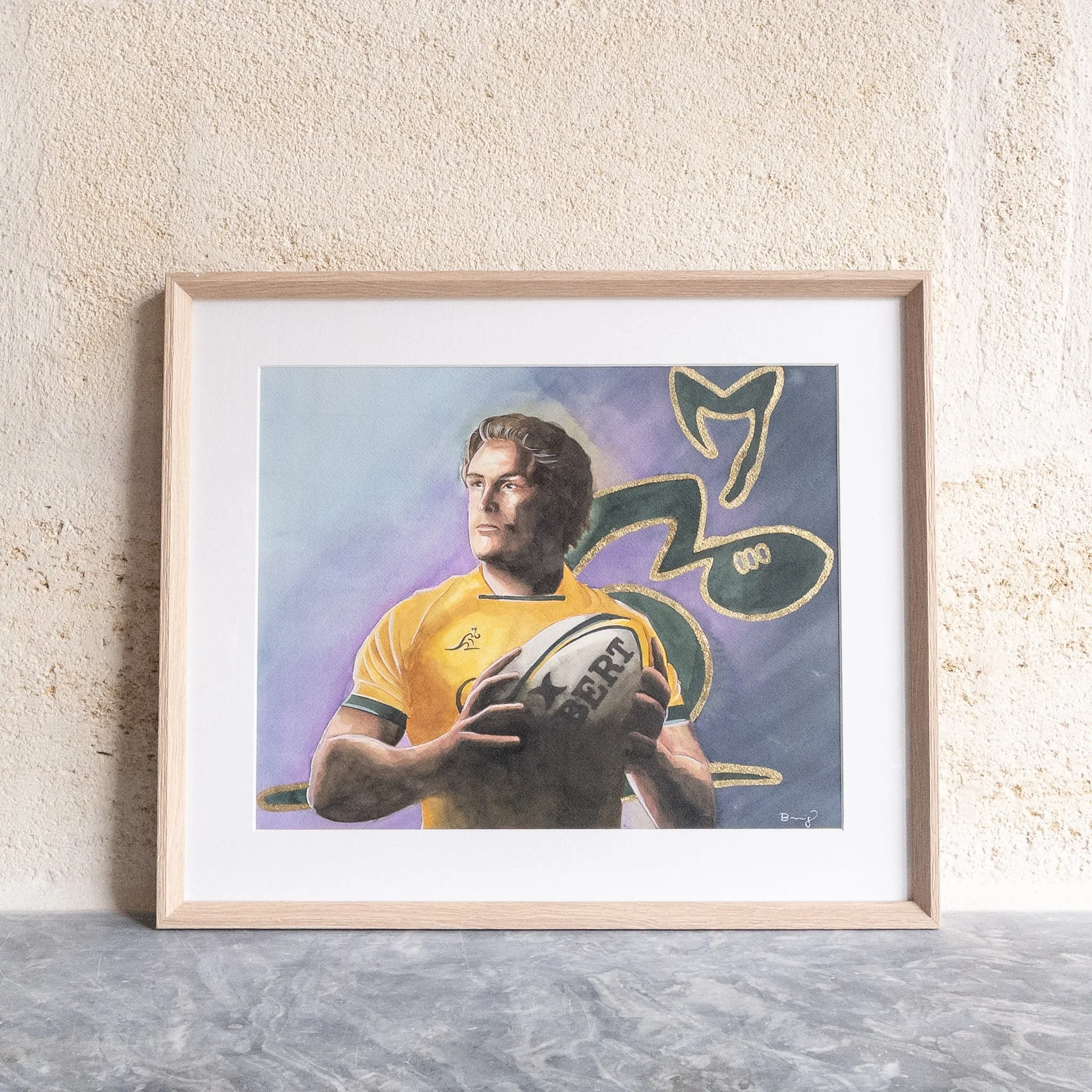 Michael Hooper<br>Peinture Originale à l'Aquarelle