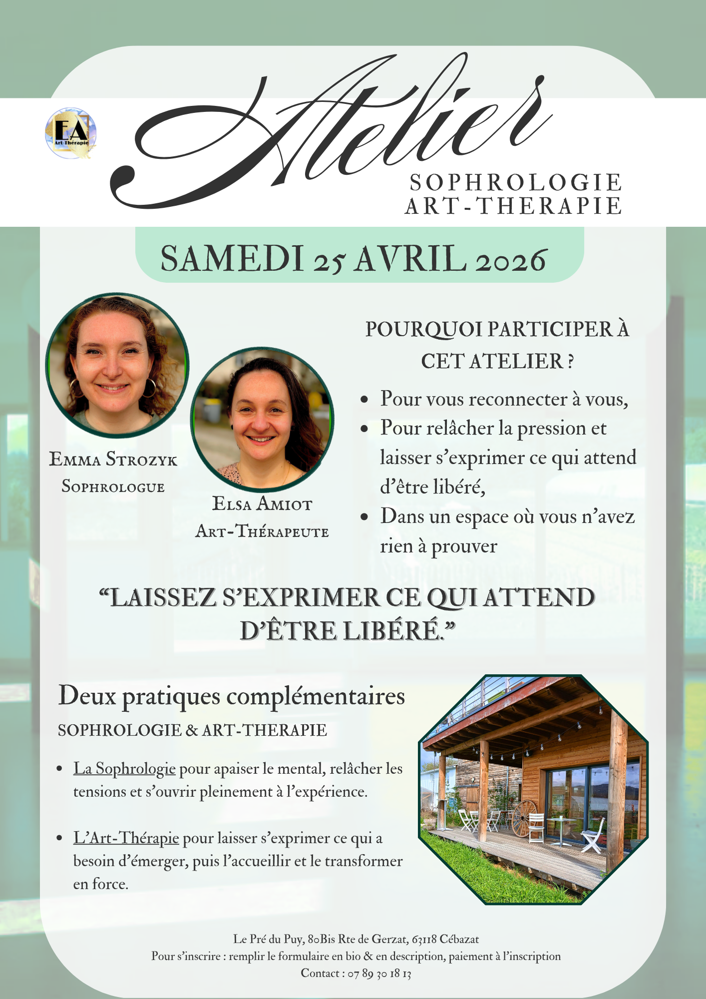 Journée Atelier Sophrologie &amp; Art-Thérapie